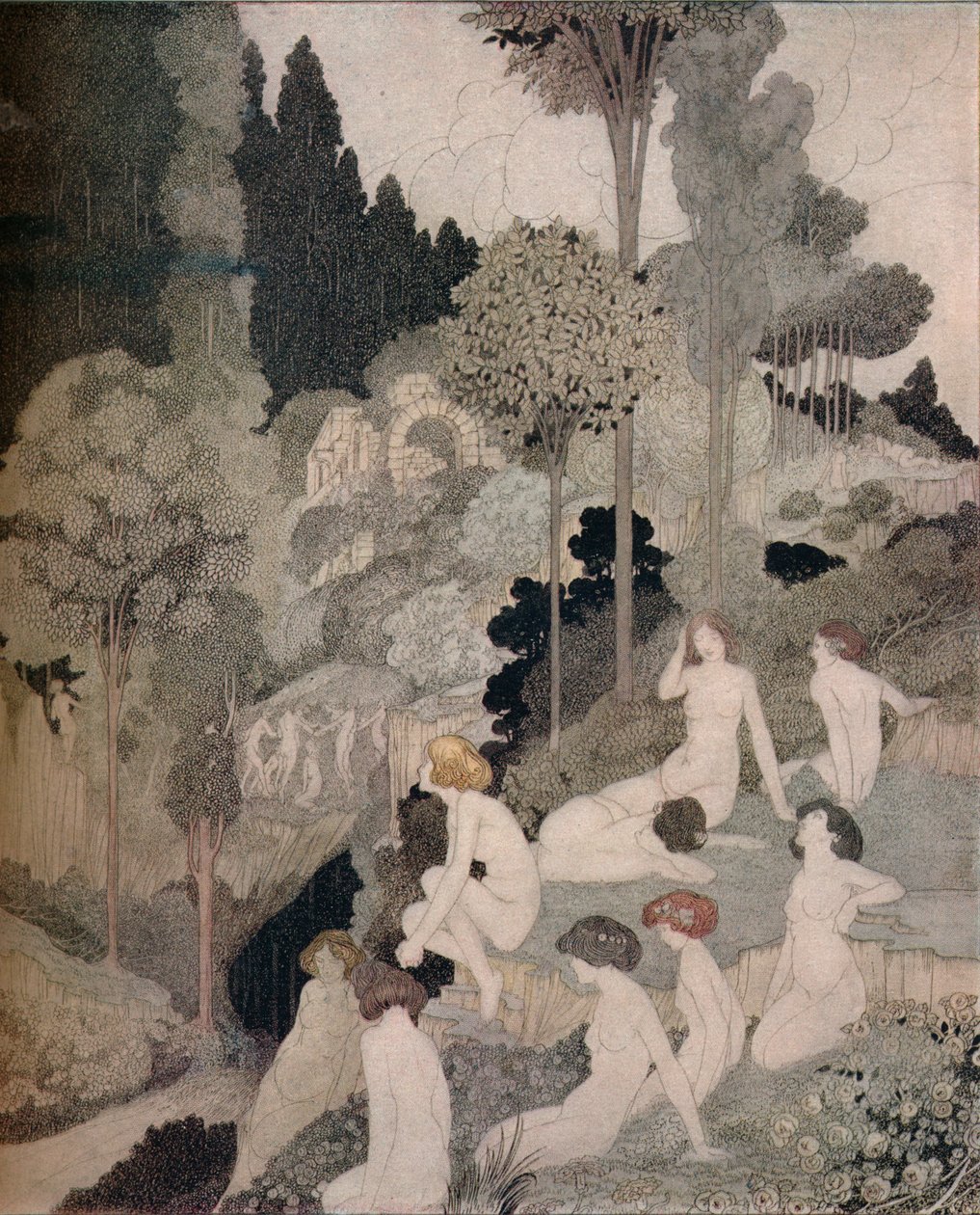 Un interludio de otoño, c1910 de Charles Robinson