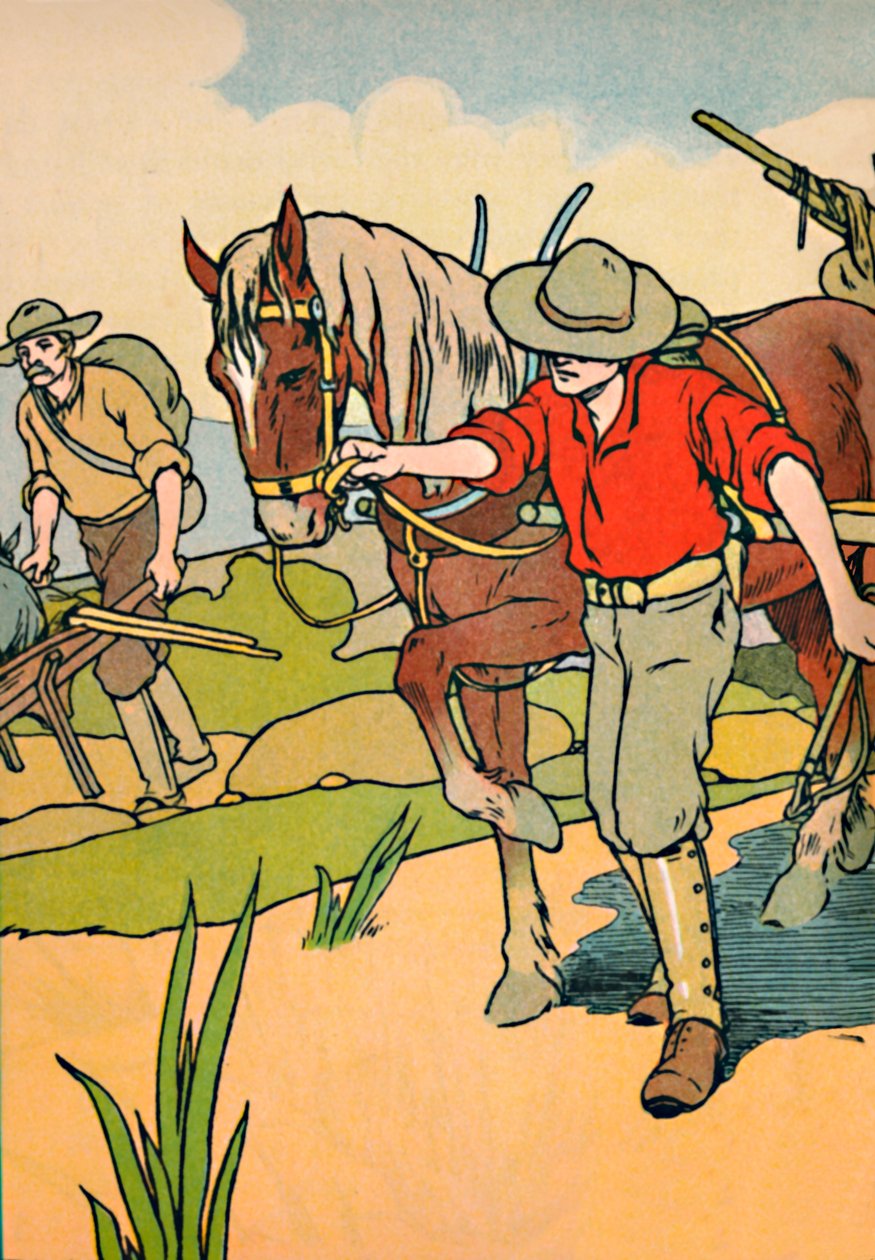Rumbo a los campos de oro, 1912 de Charles Robinson