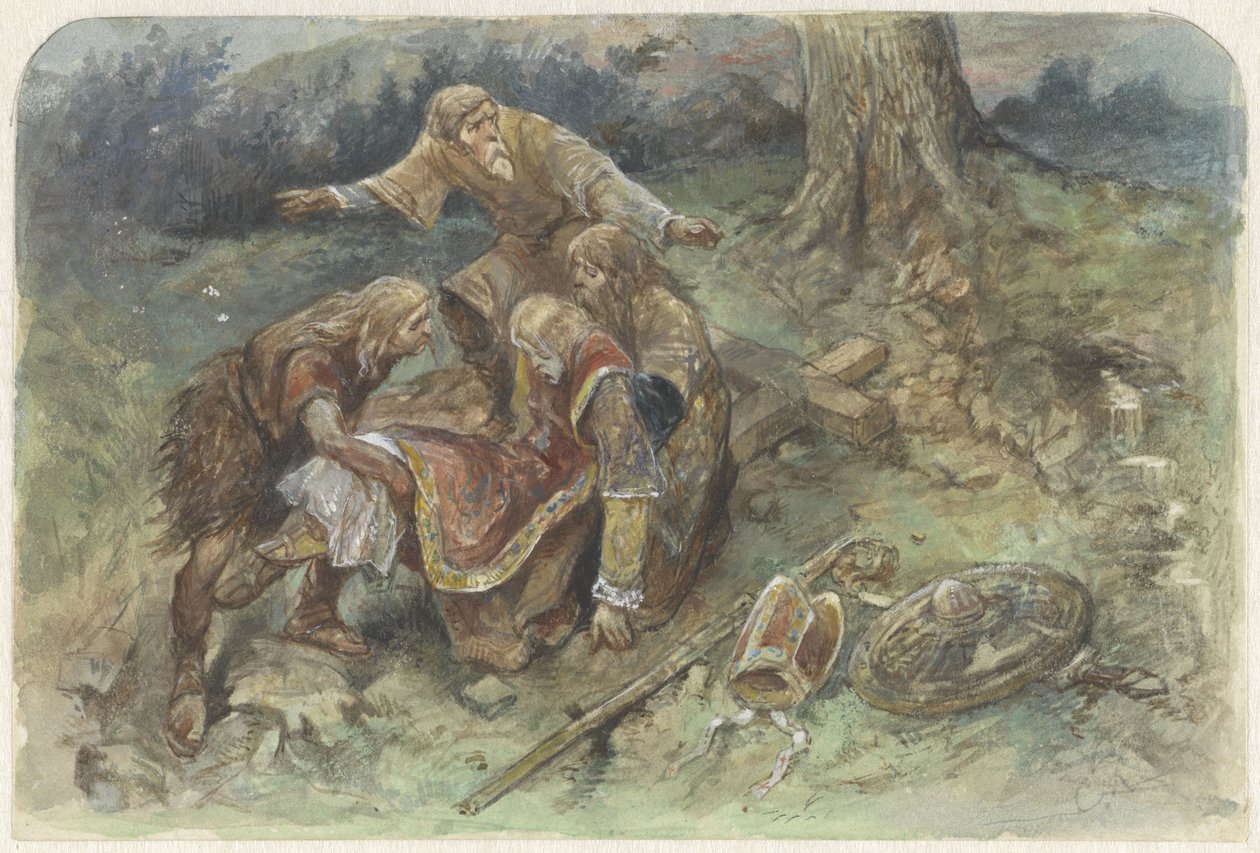 Adalbert, herido, es trasladado de Charles Rochussen