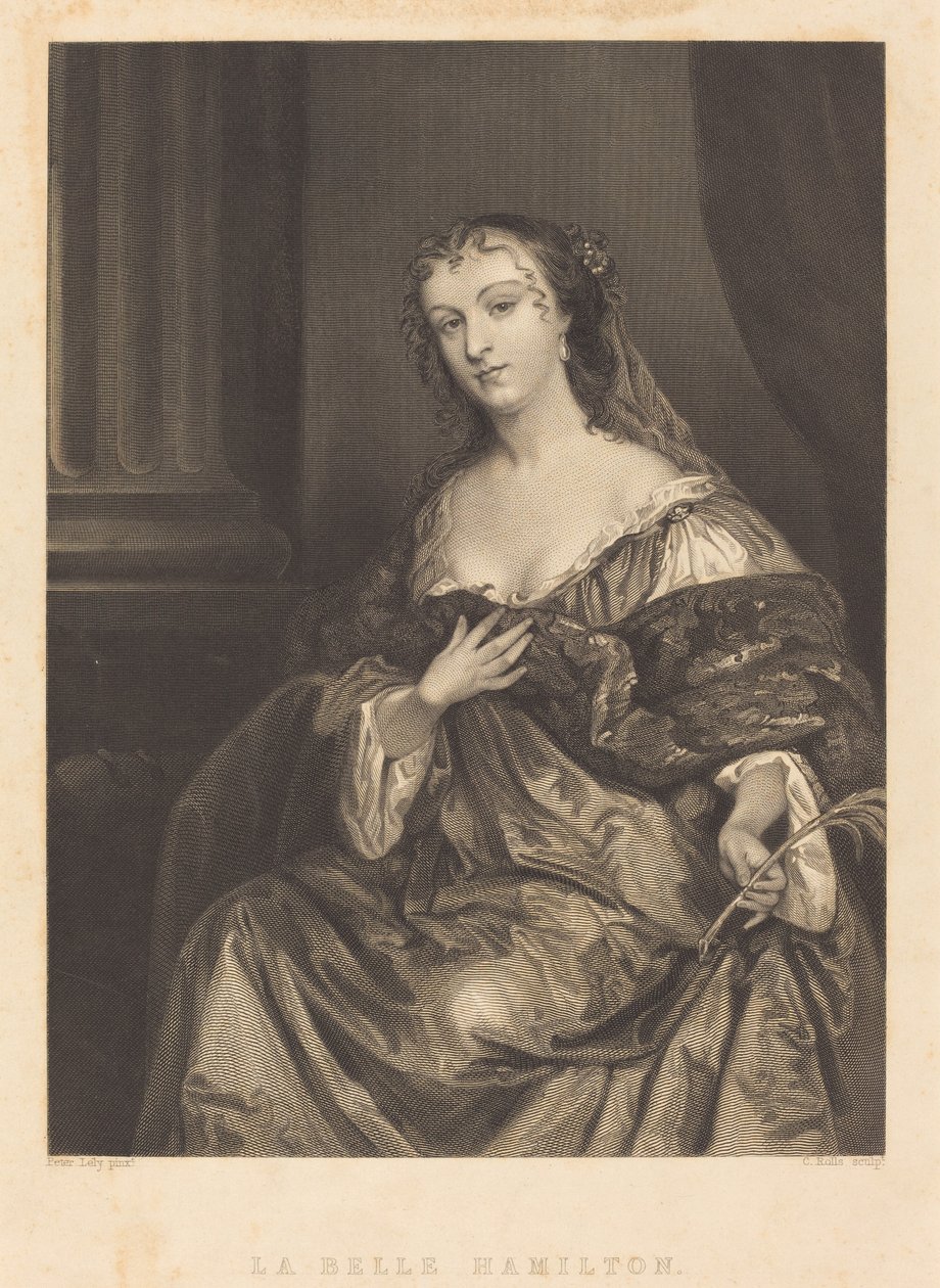 La Bella Hamilton de Charles Rolls after Sir Peter Lely