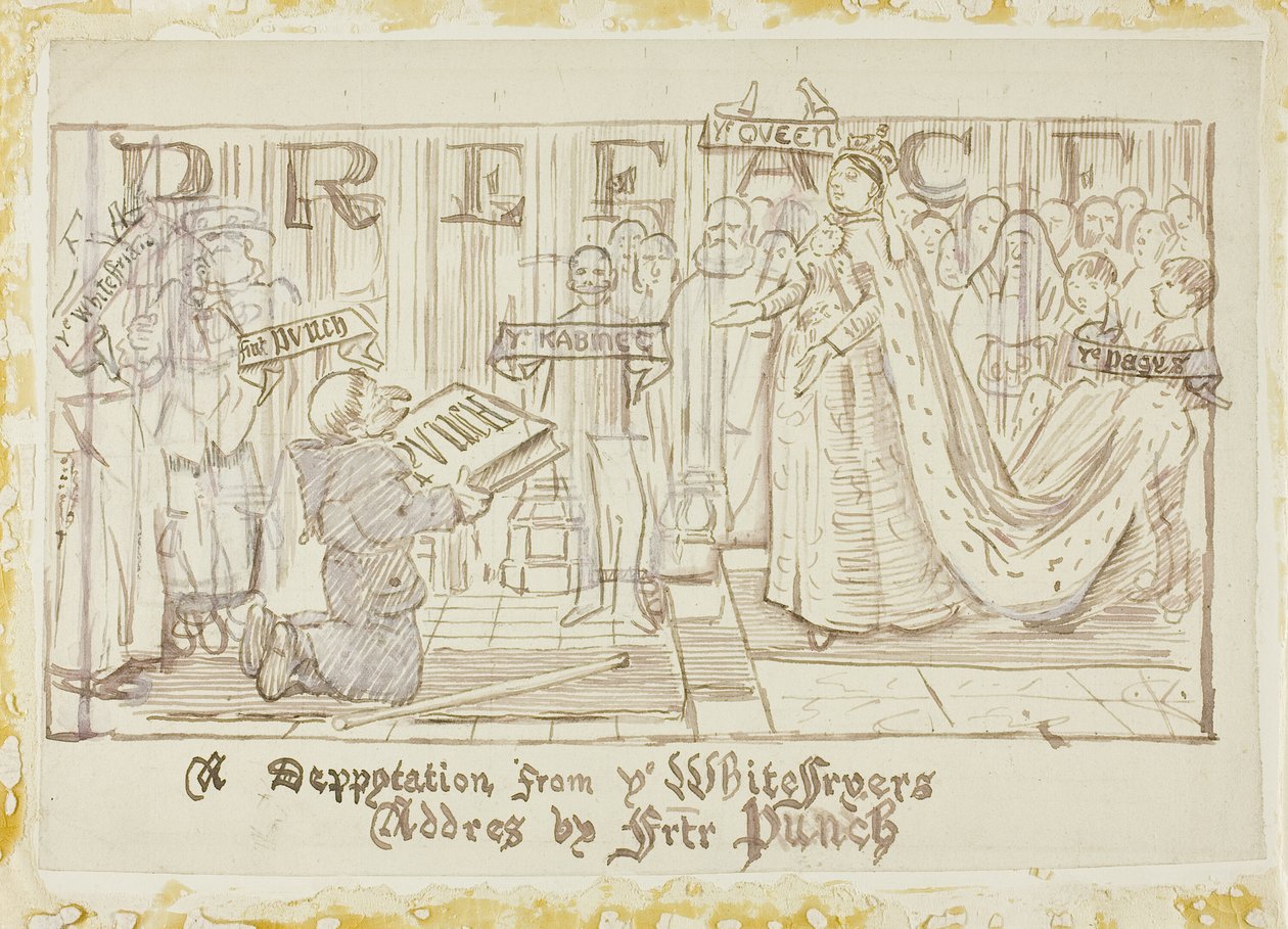 Una Delegación de los Whitefriars de Charles Samuel Keene