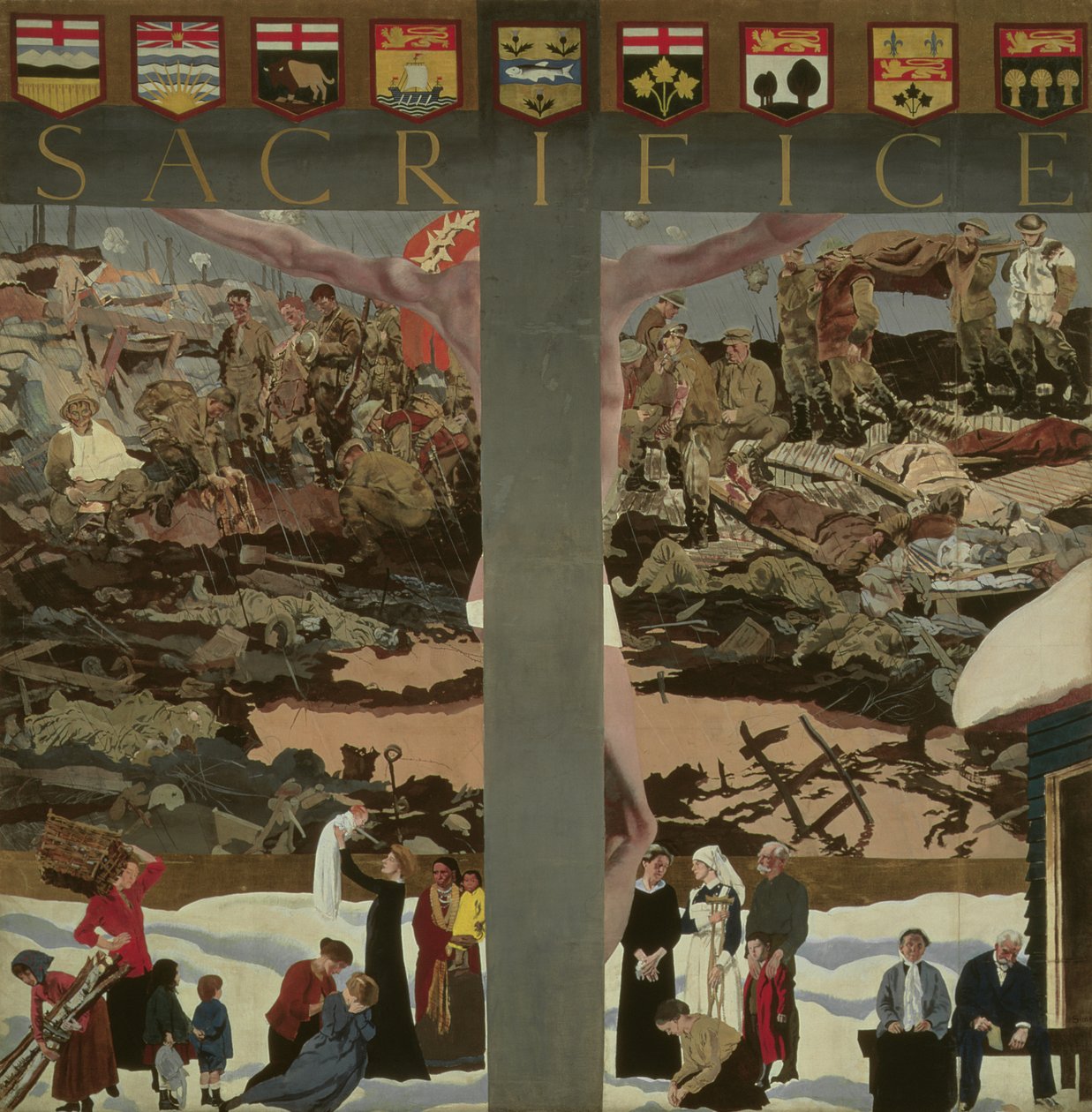 Sacrificio, c.1918 de Charles Sims