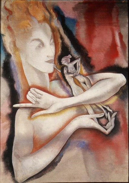 Protección espiritual, c.1926-28 de Charles Sims