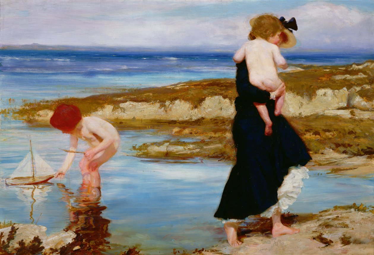 Bebés de agua, 1903 de Charles Sims