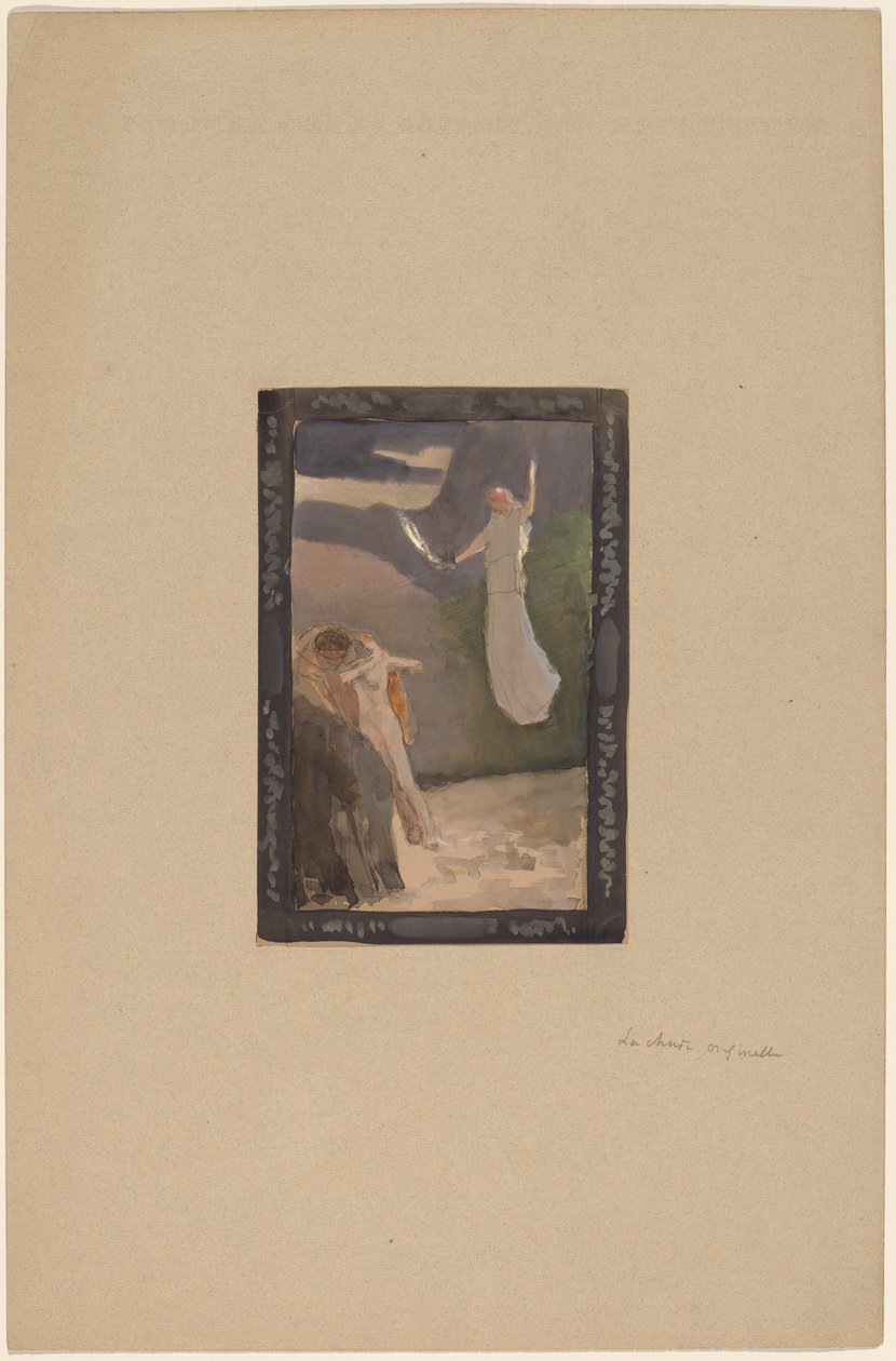 Estudio para un panel de Charles Sprague Pearce