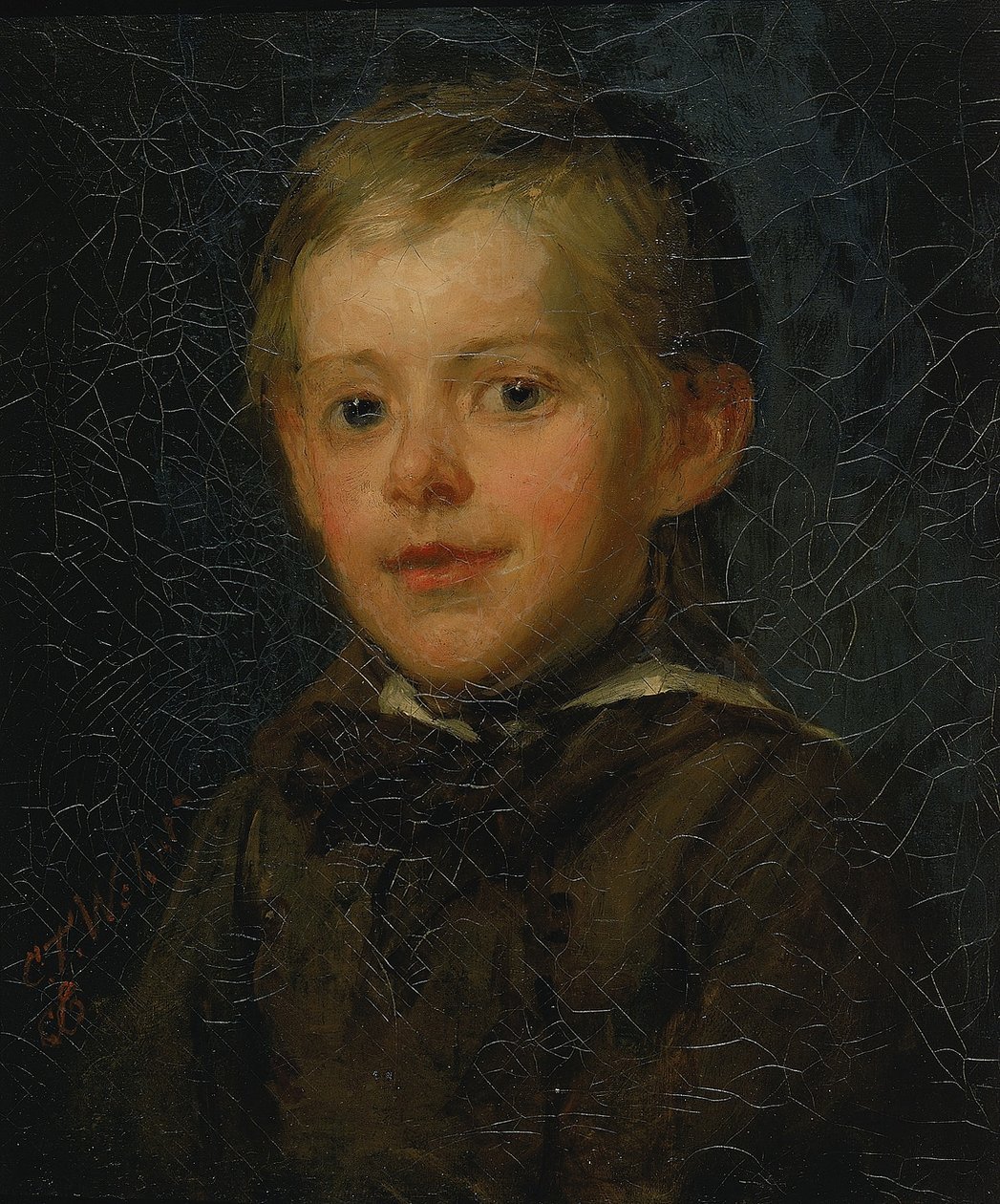 Retrato de un niño de Charles T. Webber