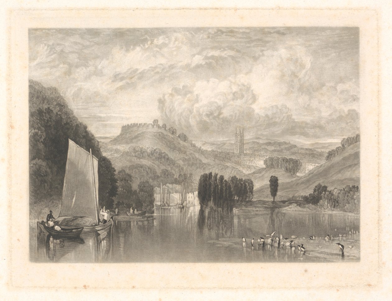 Totnes, en el Dart de Charles Turner
