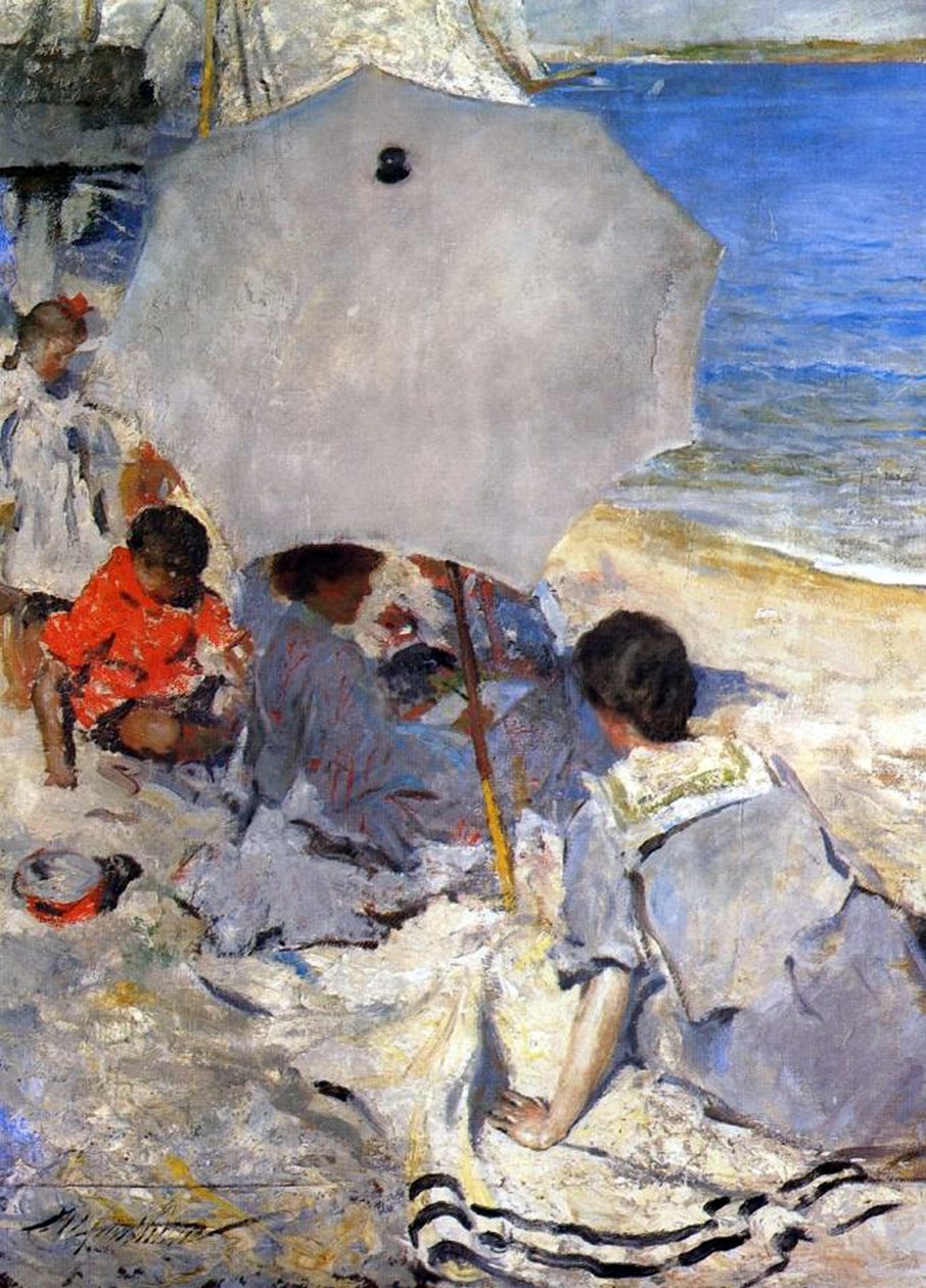 En la Playa, c.1900-05 de Charles Webster Hawthorne