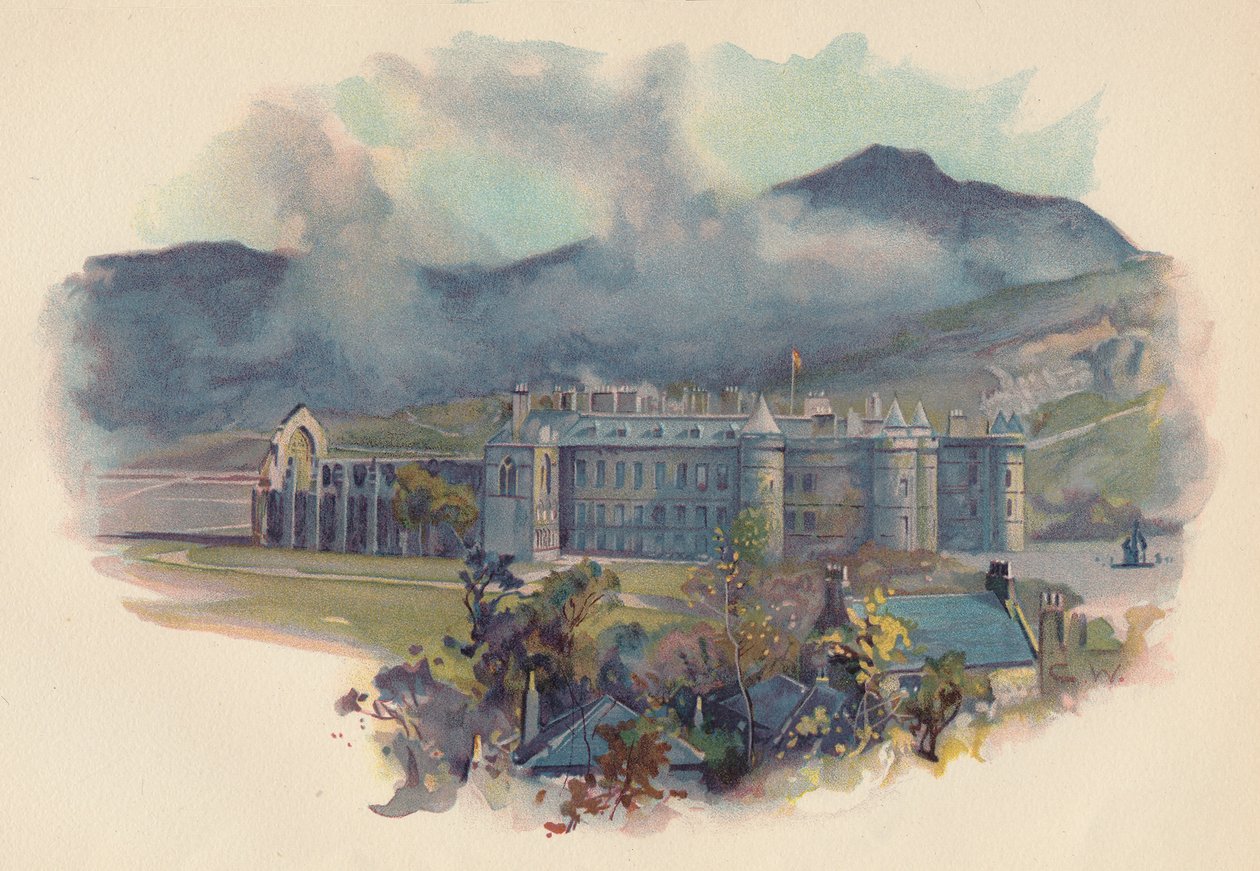 Palacio de Holyrood, c1890 de Charles Wilkinson