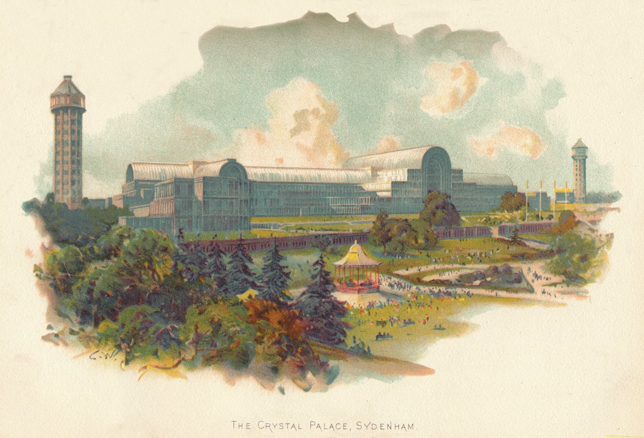 El Palacio de Cristal, Sydenham, c1890 de Charles Wilkinson
