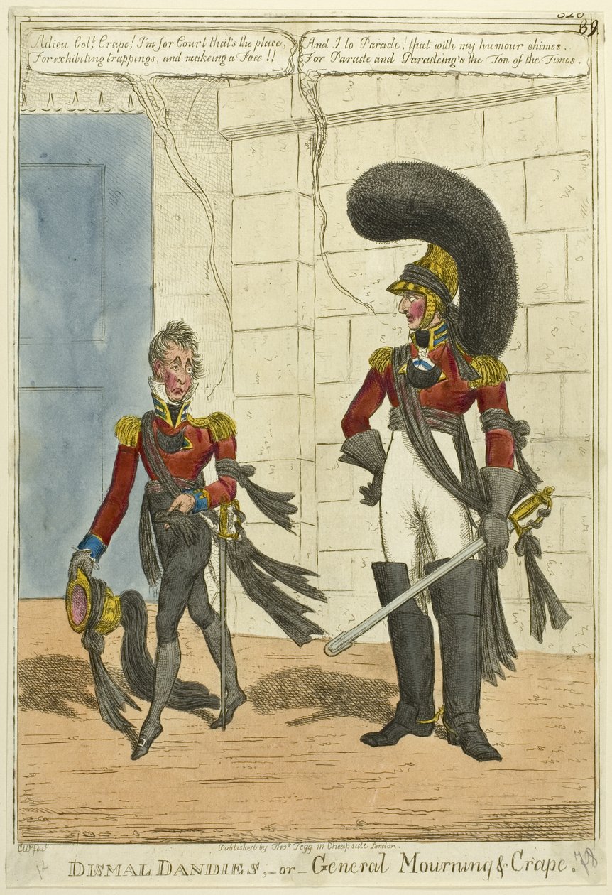 Dismal Dandies, or General Mourning  Crape de Charles Williams
