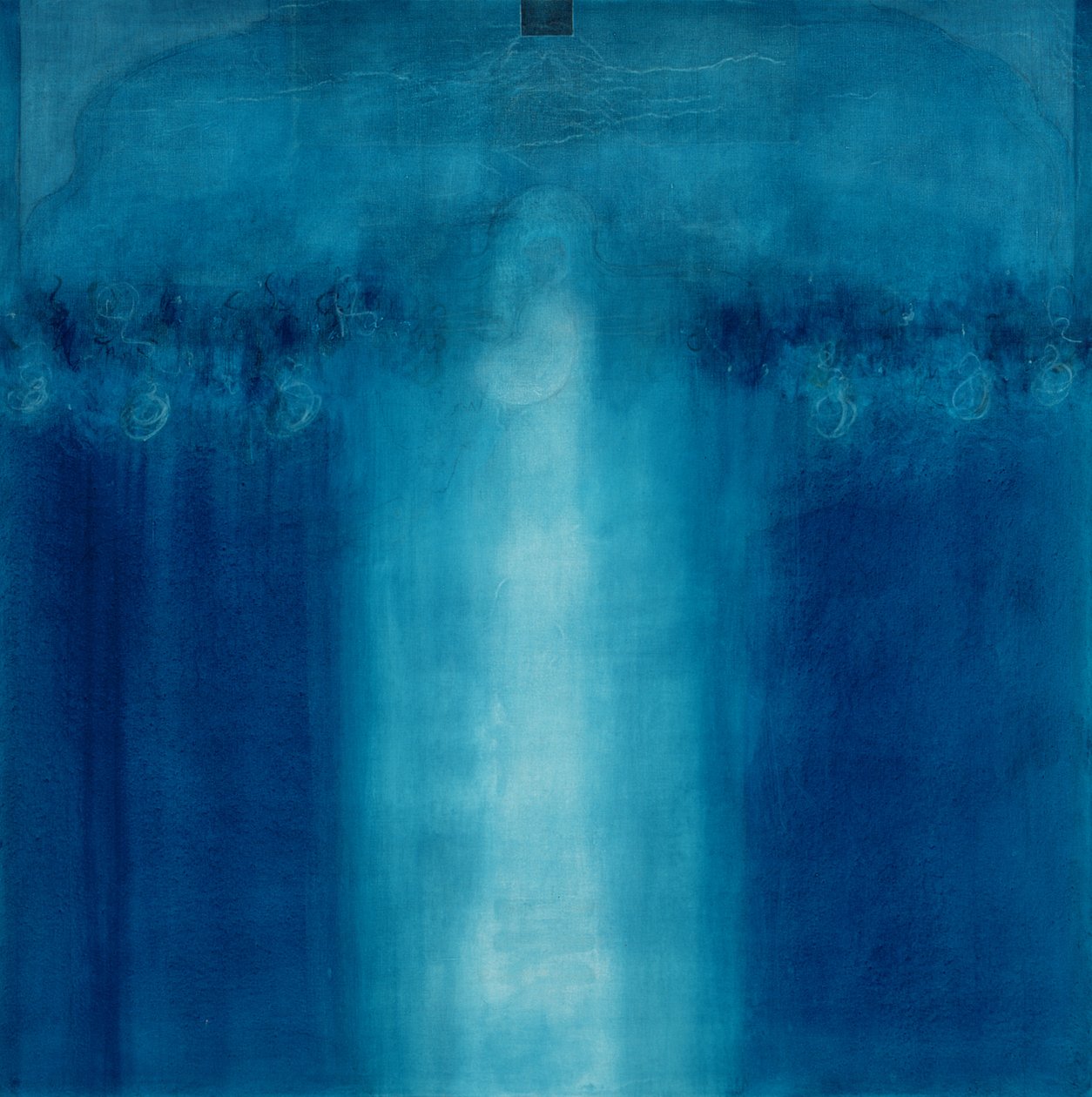 Pintura Azul Sin Título, 1995 de Charlie Millar