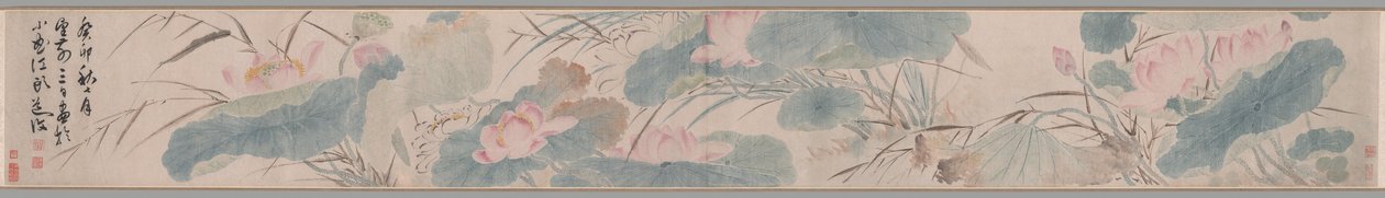 Loto en flor de Chen Chun