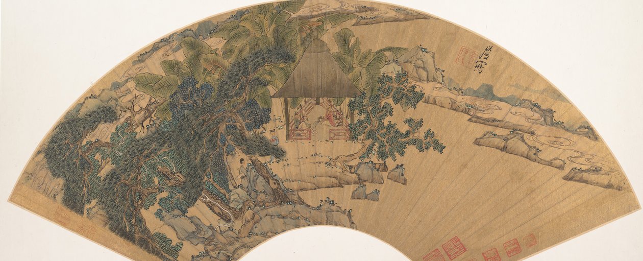 Paisaje, mediados del siglo XVII de Chen Hongshou