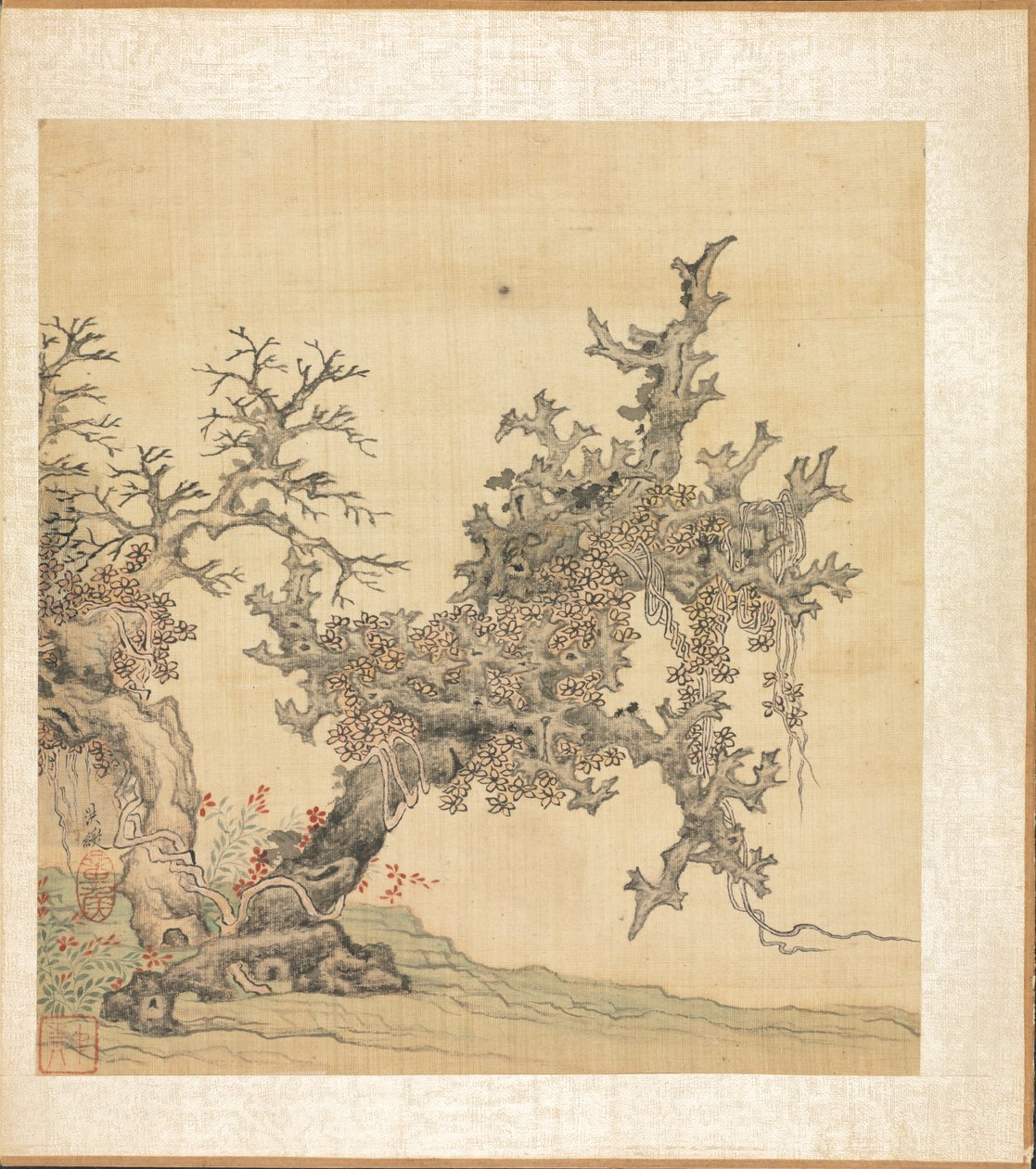 Paintings after Ancient Masters: An Ancient Tree de Chen Hongshou