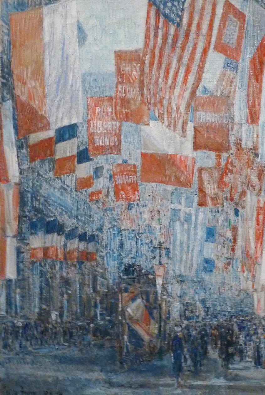 Avenida de los Aliados, 5ta Avenida, Nueva York de Childe Hassam