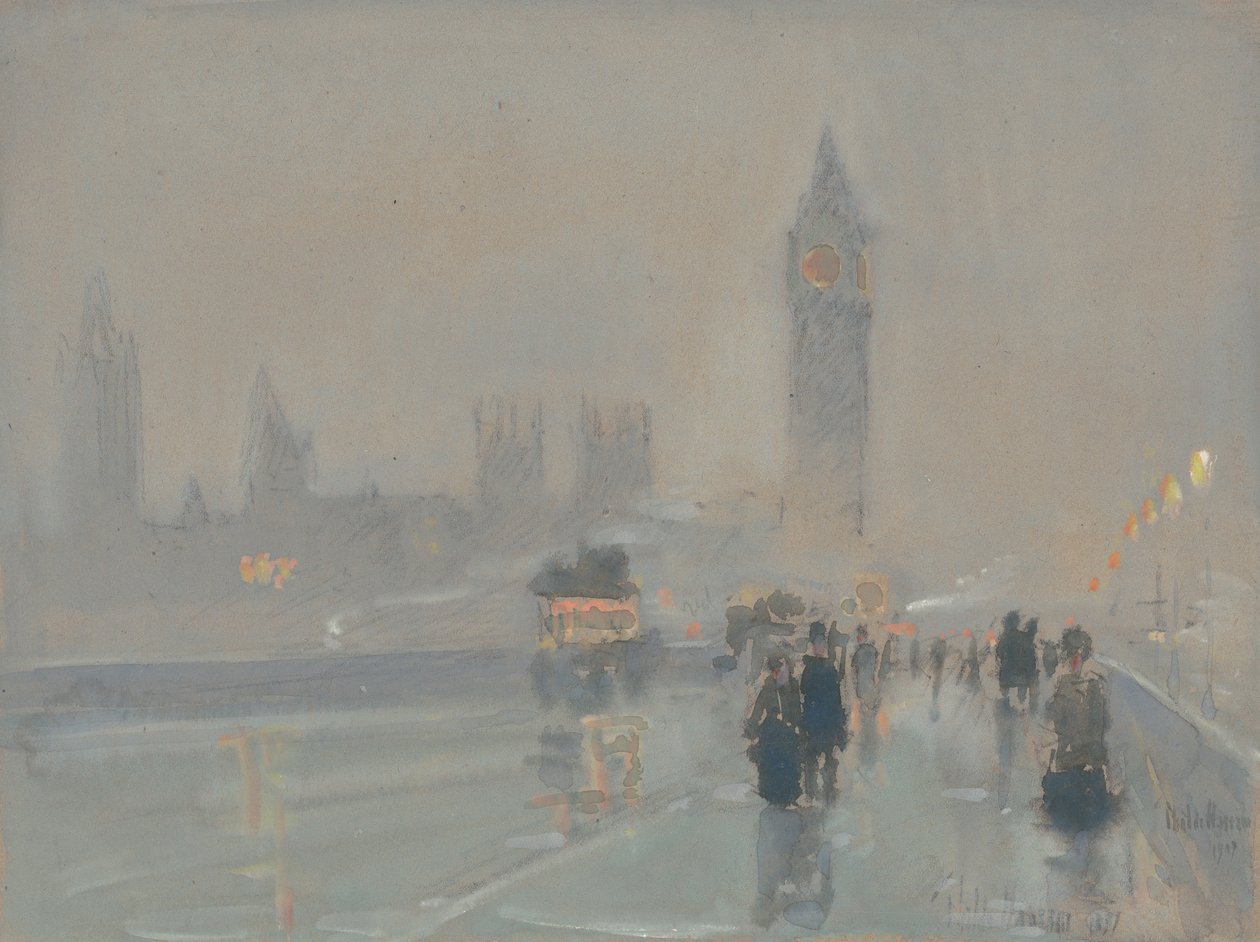 El Big Ben de Childe Frederick Hassam