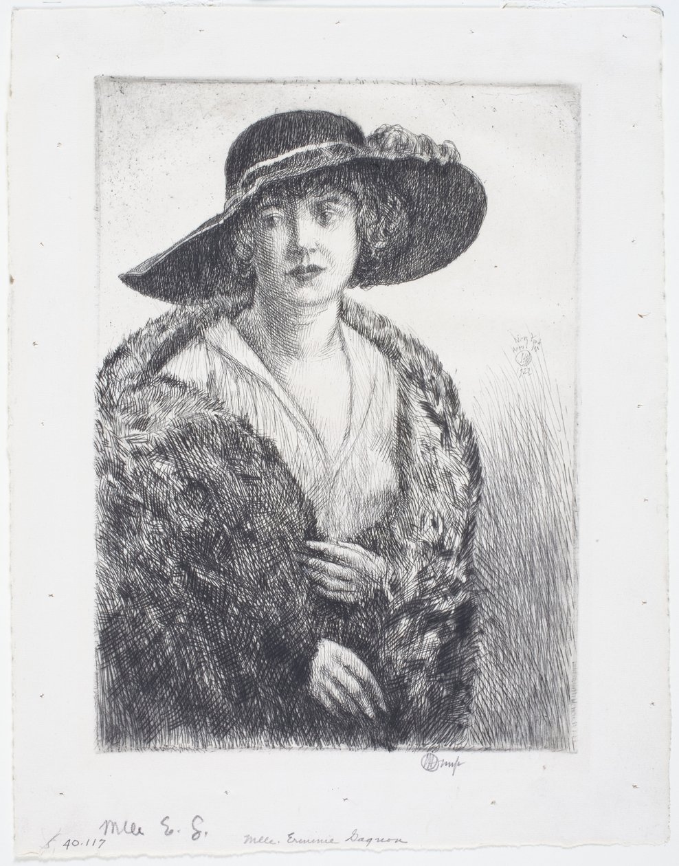 Srta. Erminie Gagnon de Childe Frederick Hassam