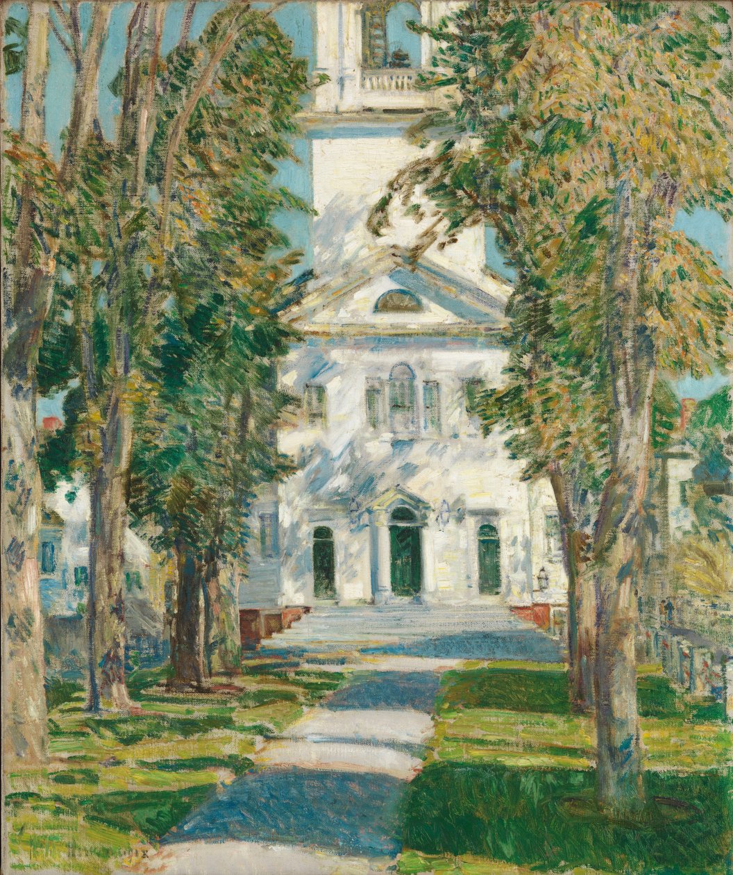 La iglesia de Gloucester de Childe Frederick Hassam