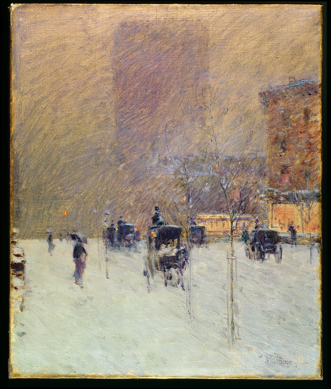 Tarde de invierno en Nueva York de Childe Frederick Hassam