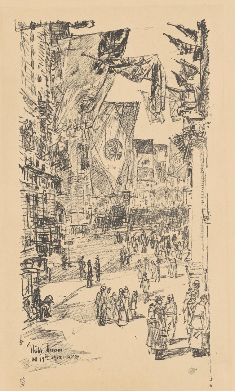 Avenida de los Aliados de Childe Hassam