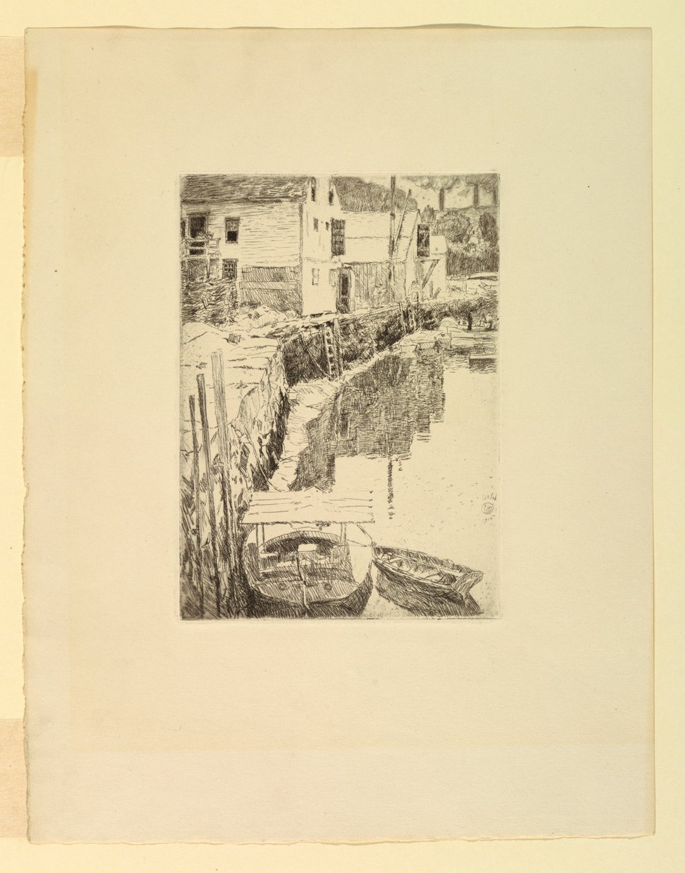 Puerto: Cos Cob, Connecticut de Childe Hassam