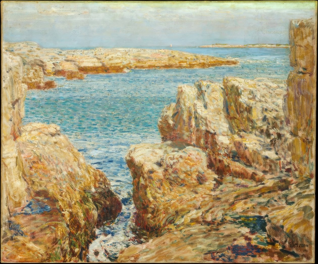 Escena costera, Islas de Shoals de Childe Hassam