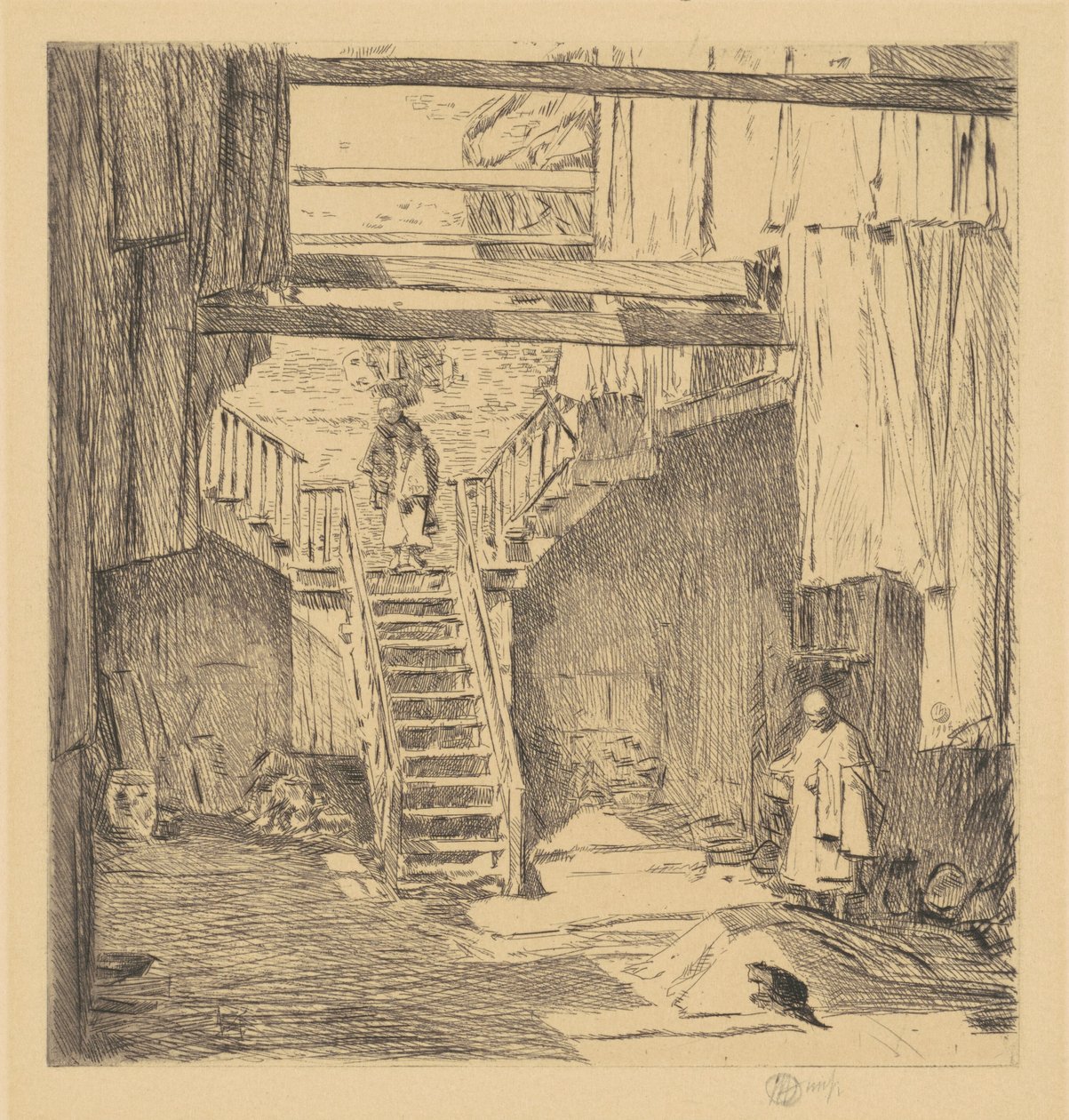 Viejo Chinatown, San Francisco de Childe Hassam