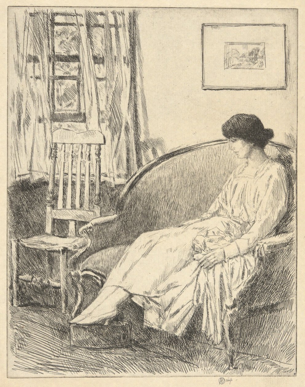 Ventana abierta de Childe Hassam