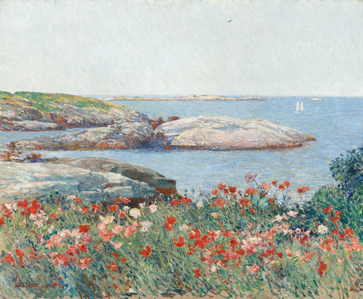Amapolas, Islas de Shoals de Childe Hassam