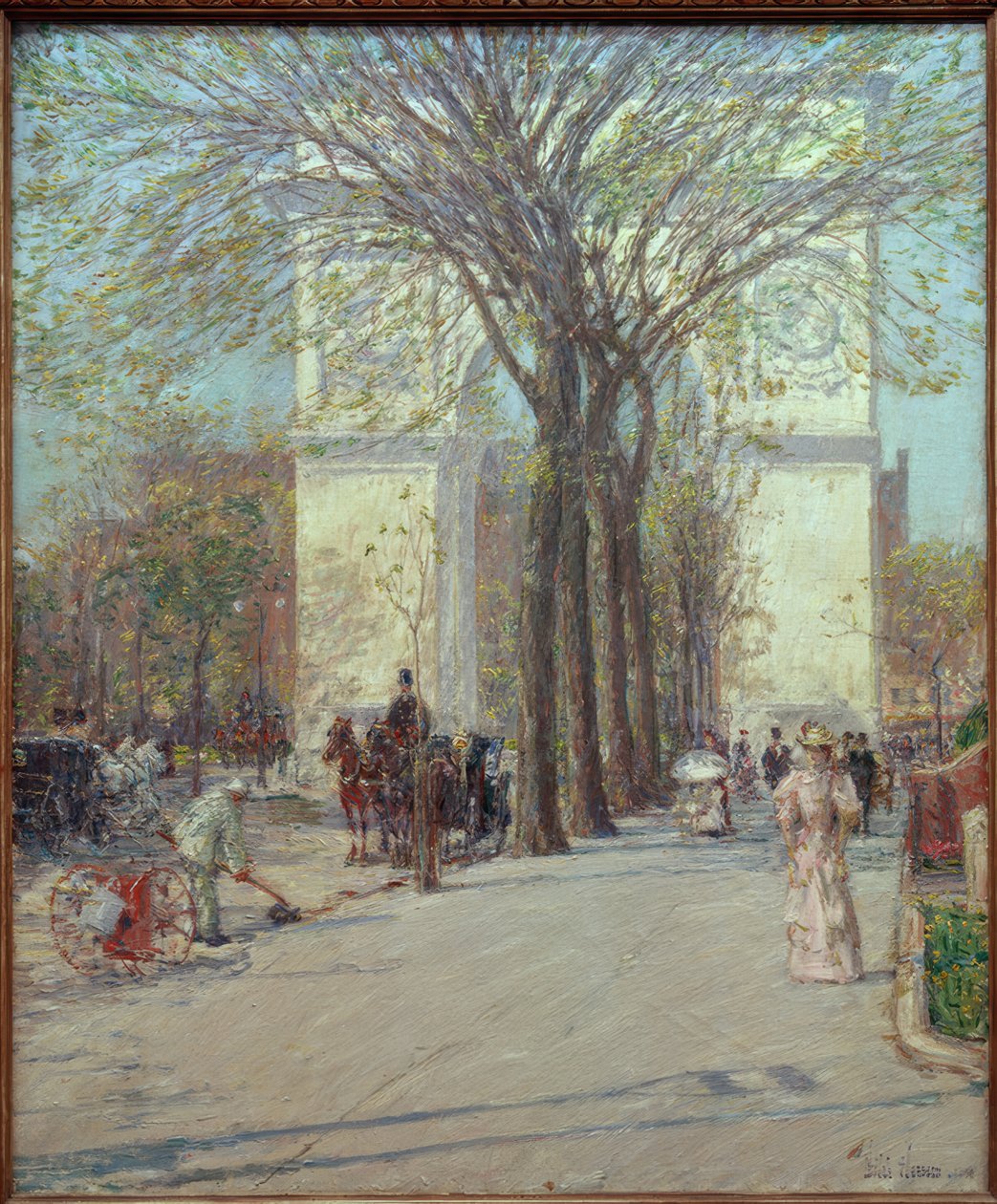 Arco de Washington, primavera de Childe Hassam