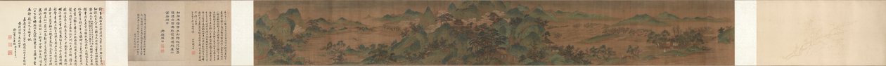 Paisaje, El Palacio de las Nubes de China, Qing dynasty