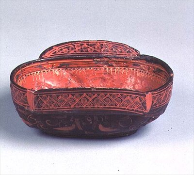Copa de oreja, dinastía Han occidental tardía, 206 a.C.-6 d.C. de Chinese School