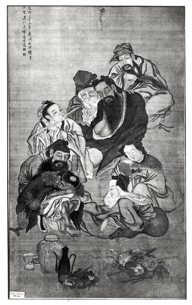 Pa Hsien, los Ocho Inmortales de Chinese School