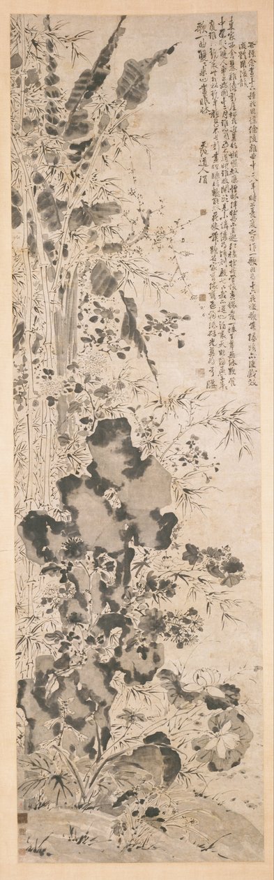 Dieciséis flores de Chinese Xu Wei