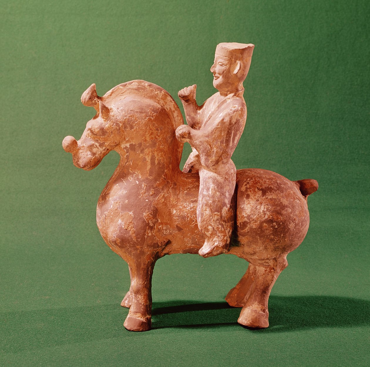 Jinete (terracota) de Chinese School