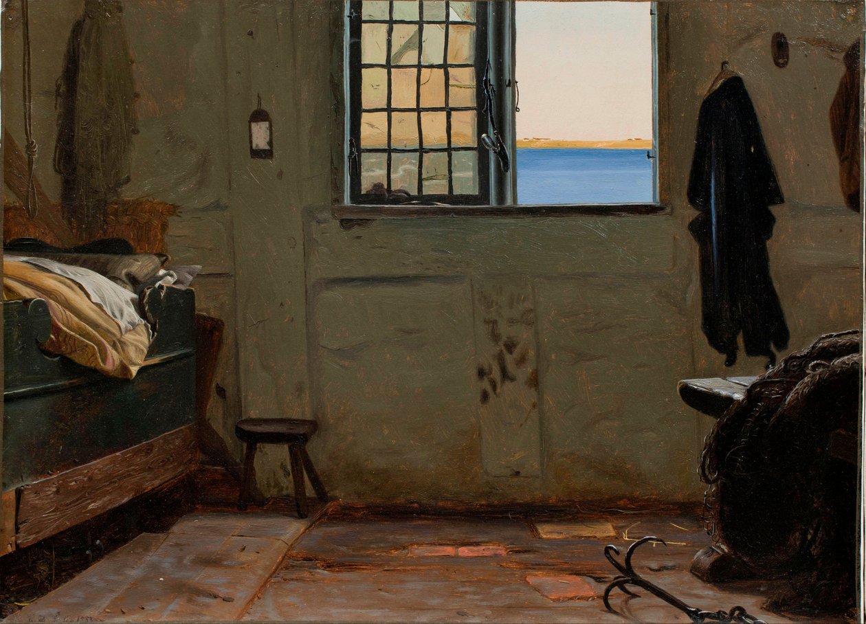 El dormitorio de un pescador de Christen Dalsgaard