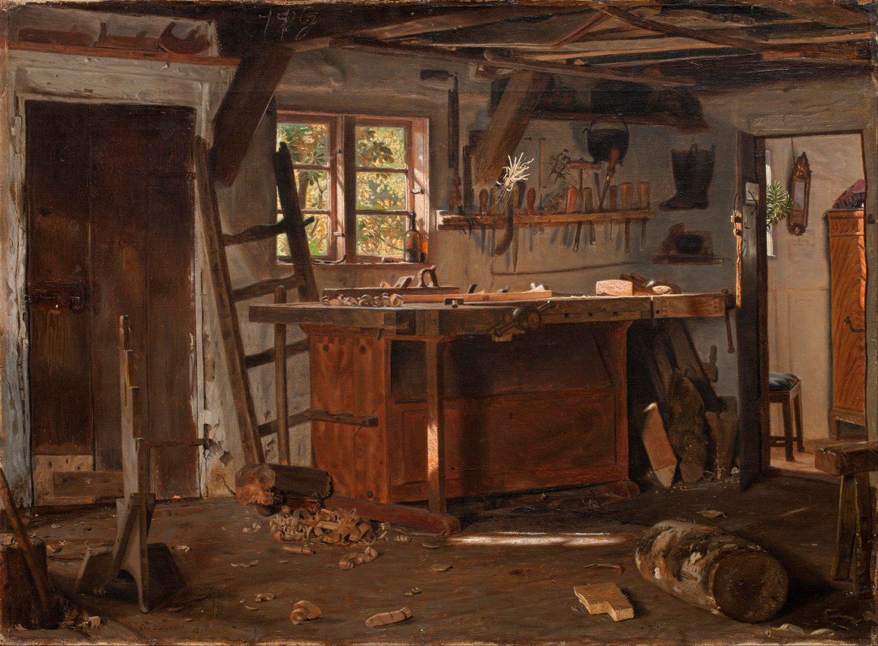 Un taller de carpintería de Christen Dalsgaard
