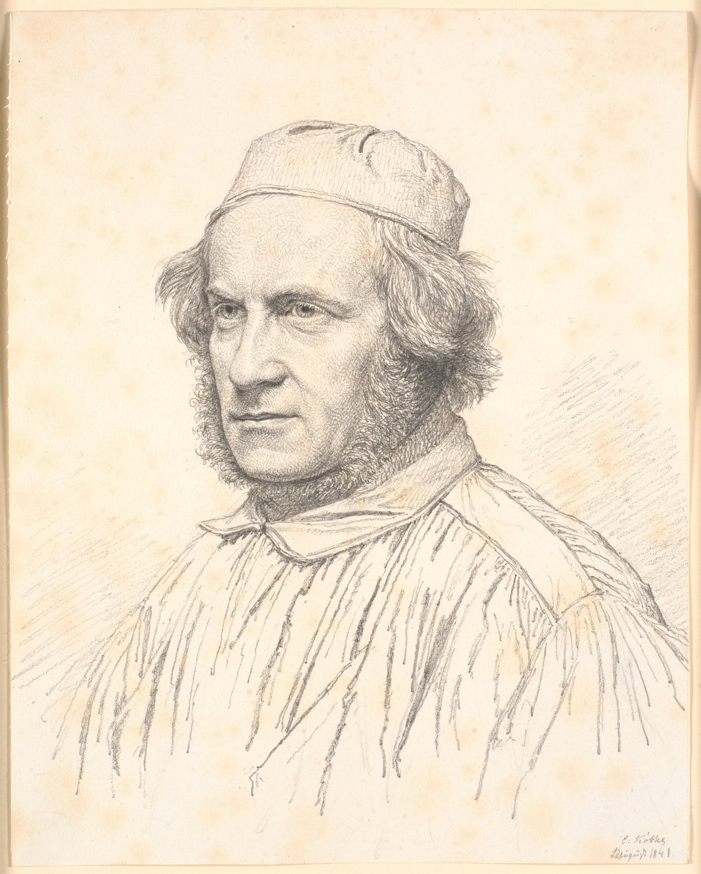 Retrato de H.W.Bissen (1798-1868) de Christen Købke