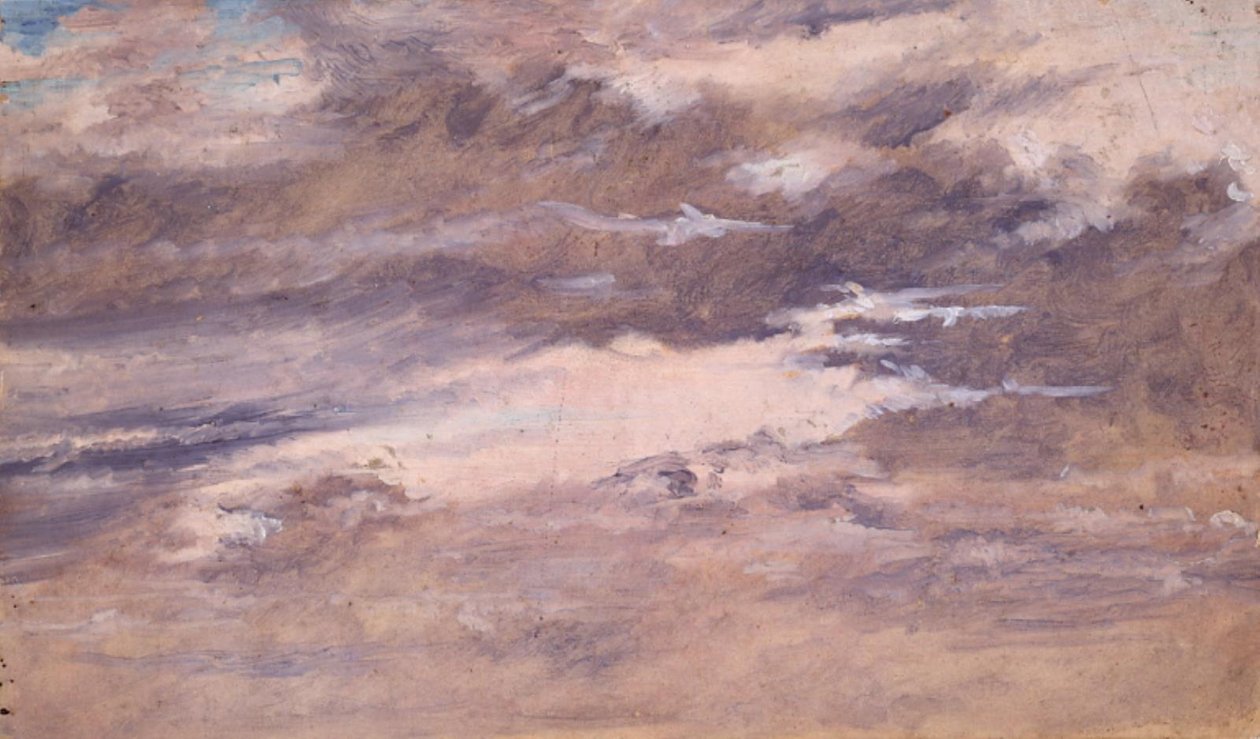 Estudio de nubes de Christen Købke