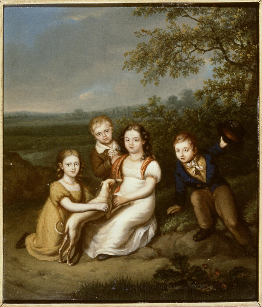 Retrato de los hijos de Nicolaas van Heukelom (1761-1809) de Christiaan van Geelen