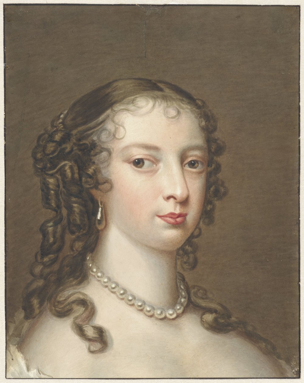 Retrato de una mujer de Christiaan Kramm