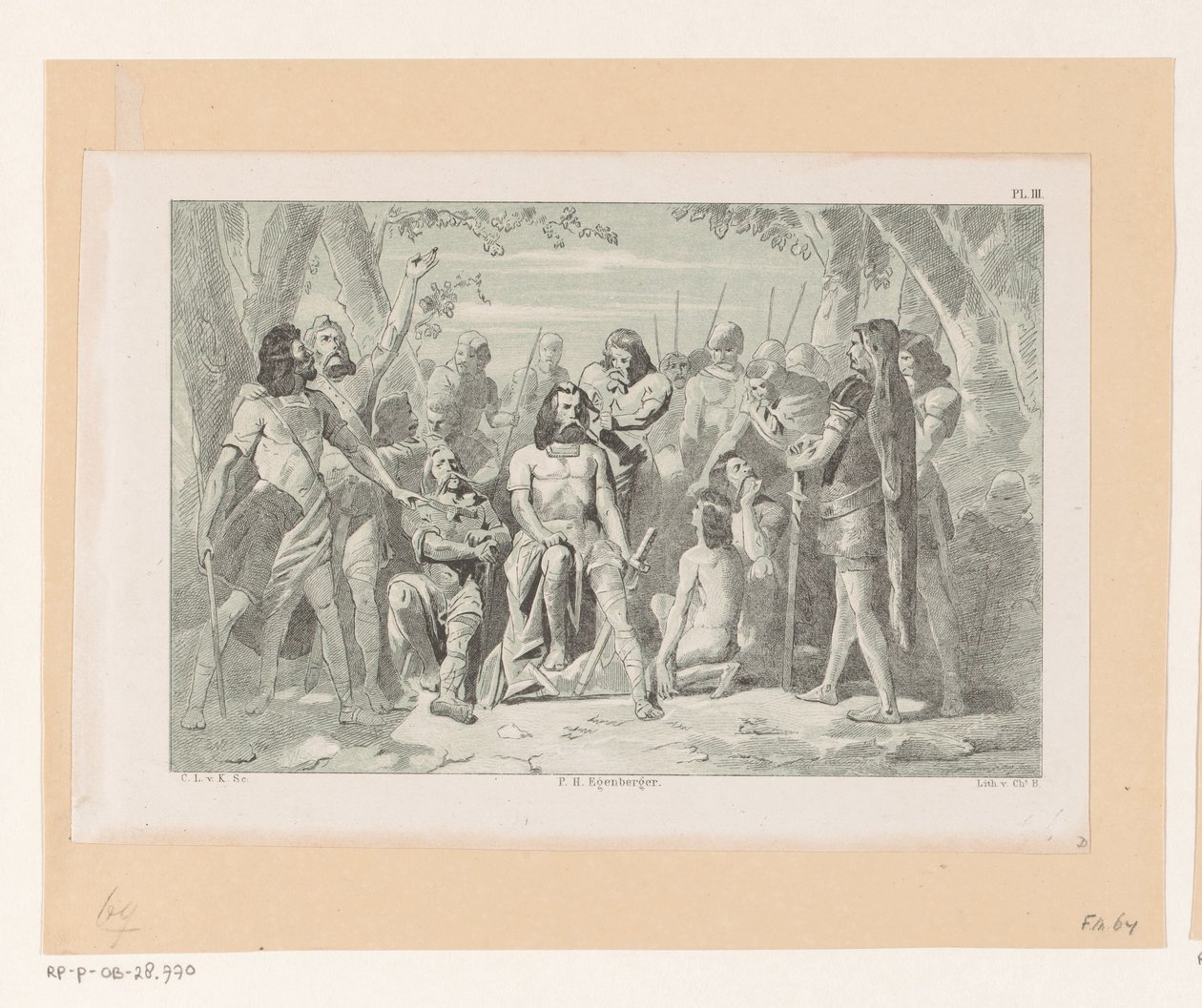 Brinio laat zich scheren de Christiaan Lodewijk van Kesteren