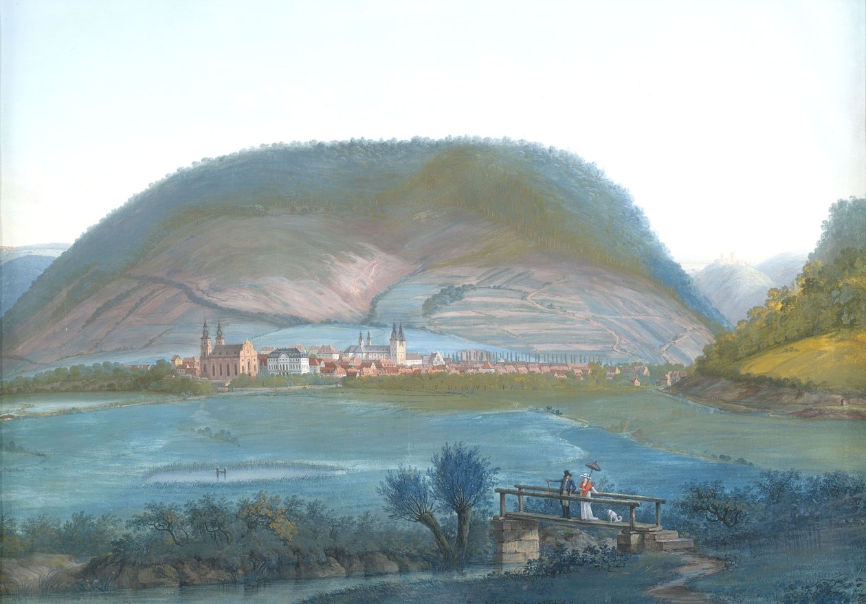 Amorbach en el Odenwald de Christian Georg Schutz