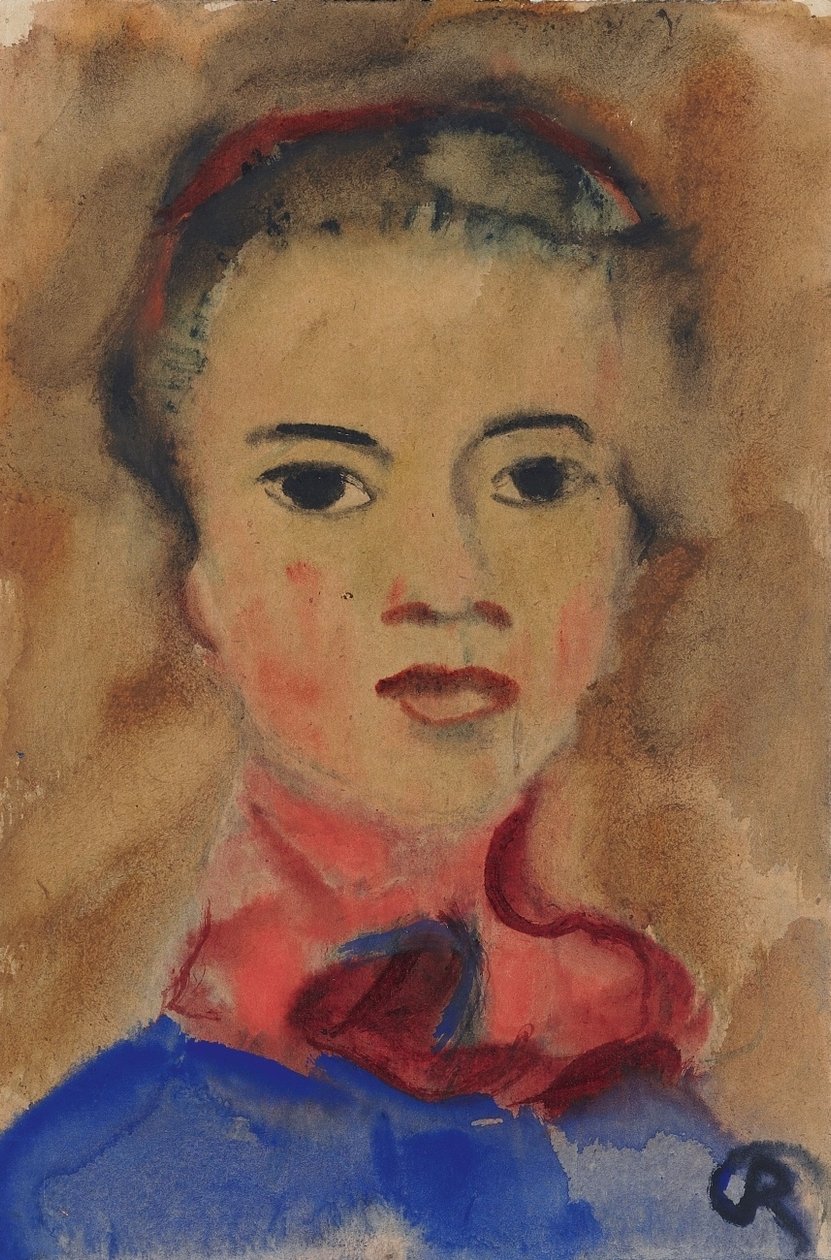 Cabeza de niña de Christian Rohlfs