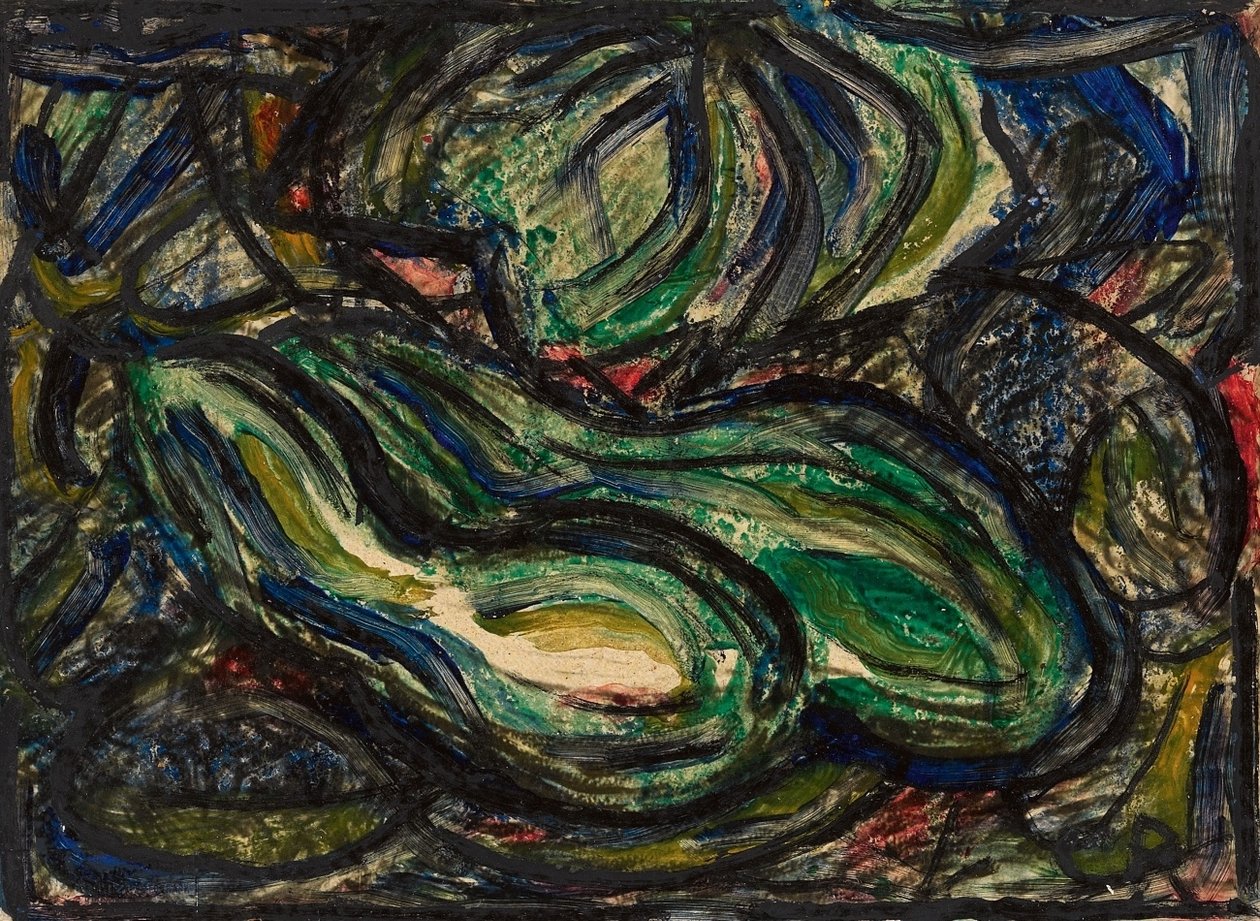 Dos calabazas serpiente de Christian Rohlfs