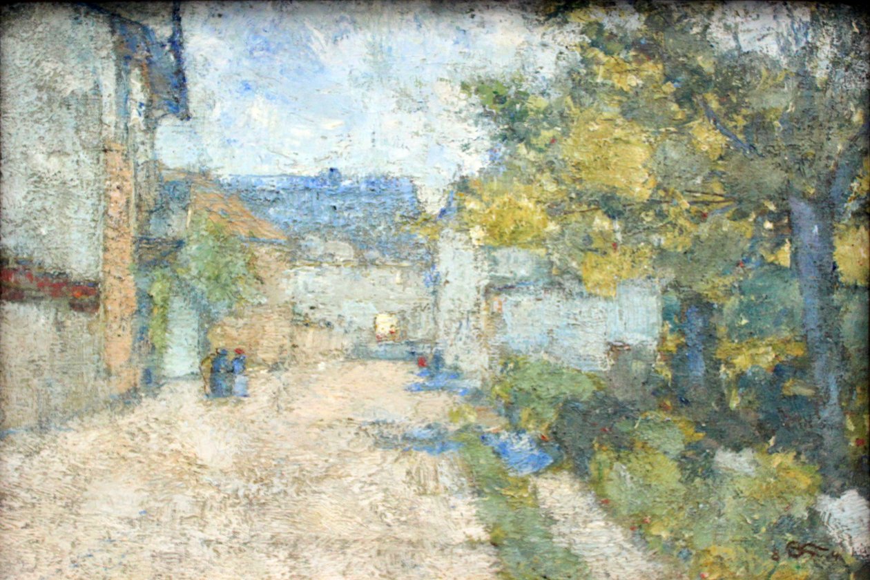 Calle en Weimar de Christian Rohlfs