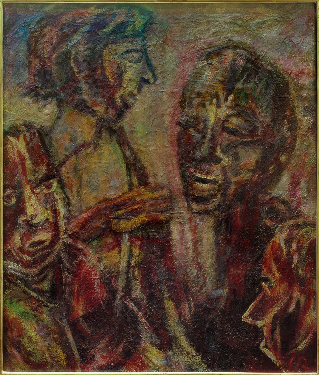 Cuatro cabezas de Christian Rohlfs