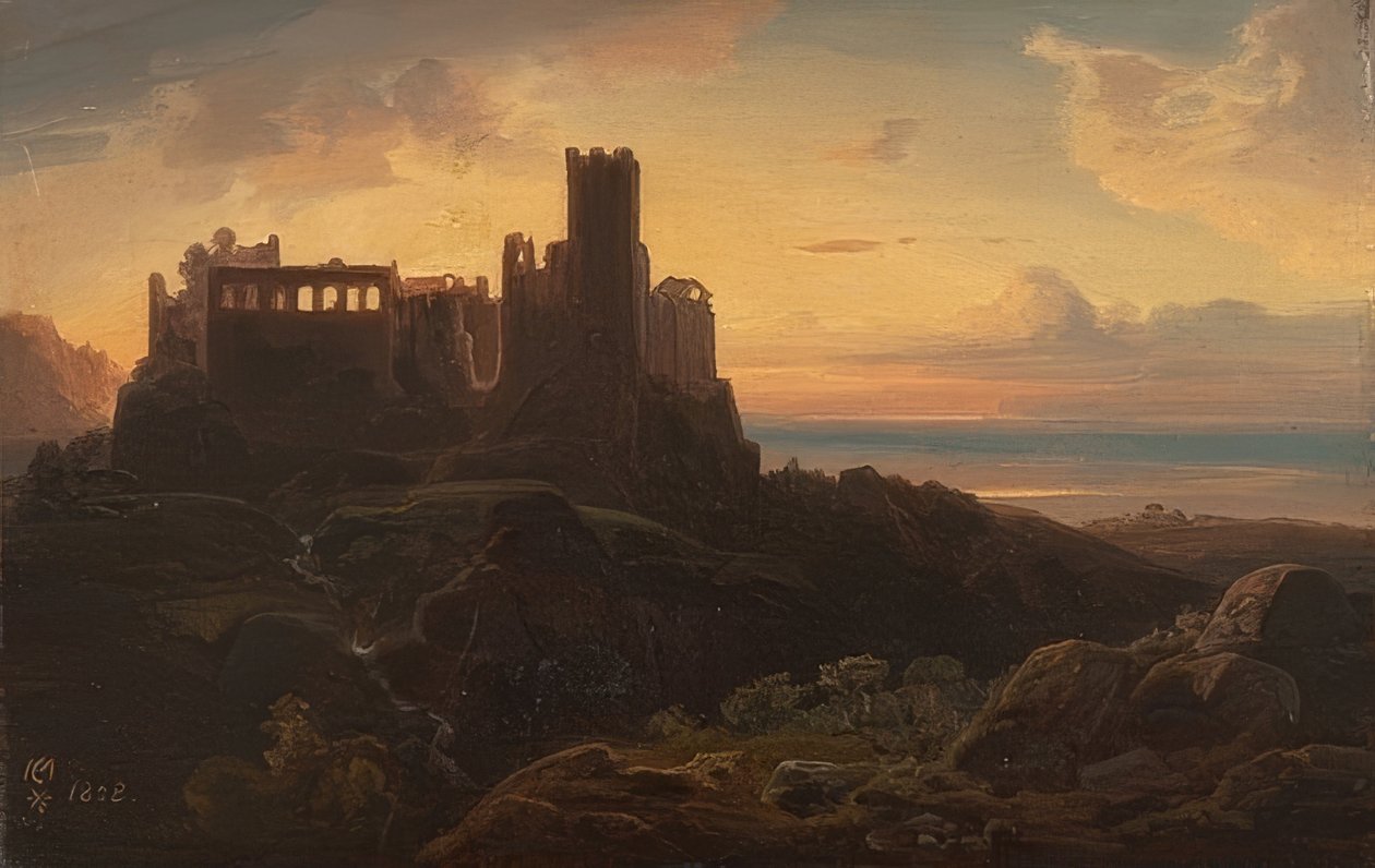 Ruina del castillo de Christian Ernst Bernhard Morgenstern