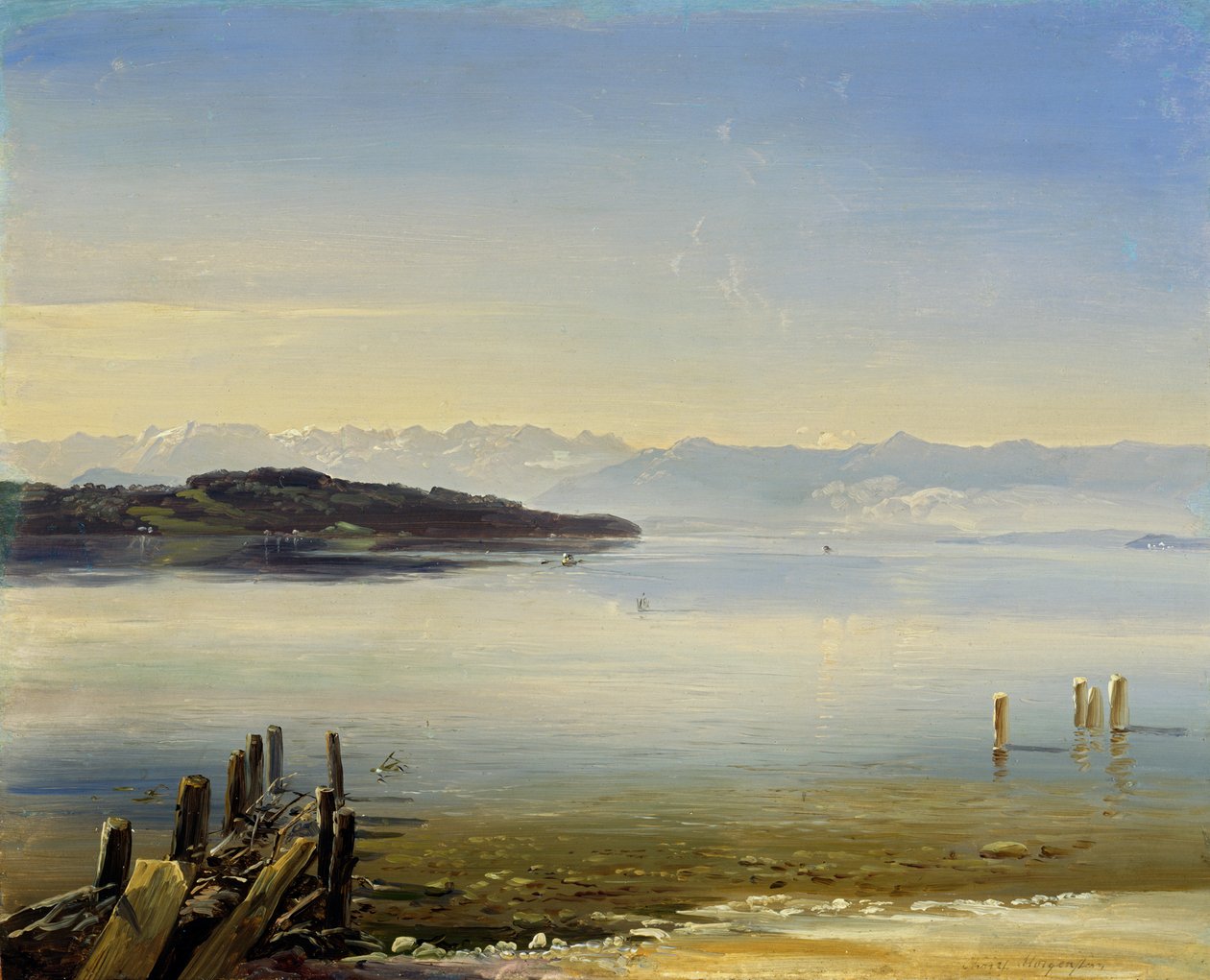 Lago Starnberg de Christian Ernst Bernhard Morgenstern